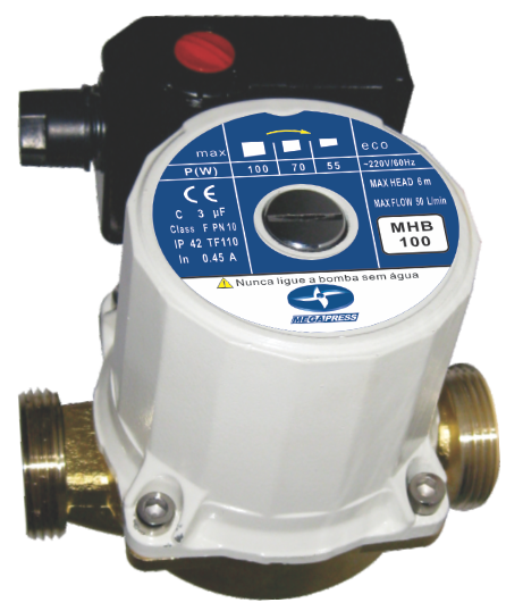 MEGAPRESS - Centurion Bombas - Bomba de circulação Bronze MHB100.png